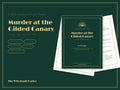 Murder at the Gilded Canary: 1920s Speakeasy Murder Mystery Party Game